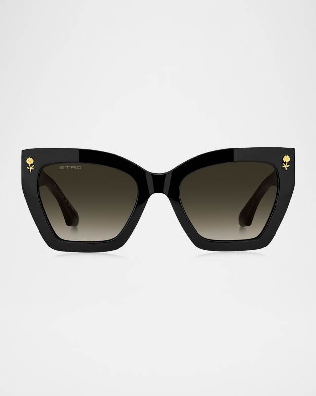 Rectangle Acetate Sunglasses